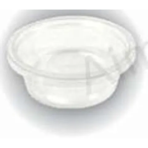 PET Round Container, Flat Lid